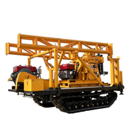 Foreuse d'exploration sur chenilles portable 100m 18HP S1100N, machine de carottage diamanté hydraulique diesel pour l'exploitation minière et géologique YJC-100