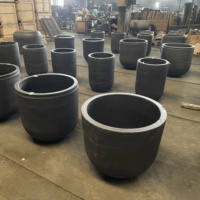 Creuset en graphite pour la fusion, la fusion de l'or, la fabrication de bijoux, chauffage rapide