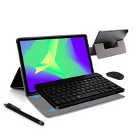Tablette PC Android 10,1 pouces, Android 10, bon marché, populaire en 2021, 2 Go + 32 Go, ordinateur portable Android tout-en-un avec étui en cuir