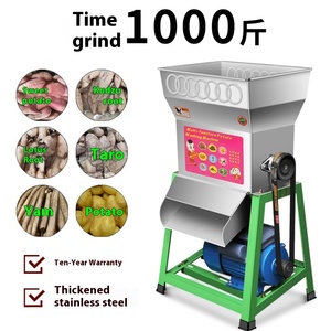 Et patates tatlı patates Kudzu Lotus kökü için elektrikli gıda işleme makinesi-Motor Motor pompası ve rulman bileşenleri ile kullanılır - Product Image 5