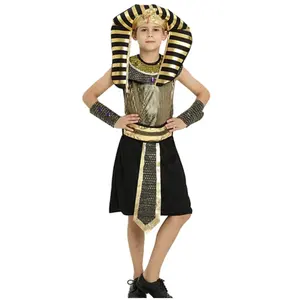 Halloween carnaval Egipto rey ropa Purim chico niño Faraón disfraz 2017