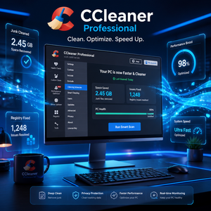 รหัสเปิดใช้งาน <span class=keywords><strong>CCleaner</strong></span> <span class=keywords><strong>Professional</strong></span> Edition 1 สำหรับ Mac 1 ปี สำหรับระบบ Windows ซอฟต์แวร์จัดการและเพิ่มประสิทธิภาพ จัดส่งรวดเร็ว - Product Image 4