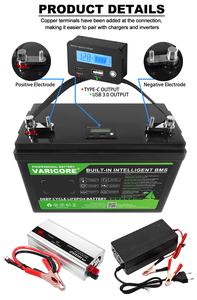 12V 100Ah Battery Pack 12.8V Lithium Iron Phosphate for Golf Cart Off-Grid Solar Win High Ion - Product Image 3