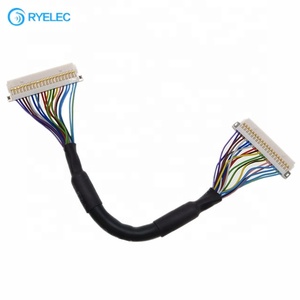 Cable de suspensión electrónico Hirse LVDS de 20 pines DF19 con paso de 1.0 mm para ensamblaje de cable LCD y otros cables - Product Image 3