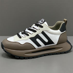 Sepatu olahraga kasual pria terlaris 2025 sepatu jalan pita sol tebal <span class=keywords><strong>fashion</strong></span> nyaman sepatu jalan-jalan berkualitas tahan aus - Product Image 3