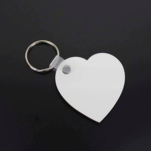 Wholesale Sublimation <b>Key</b> <b>Ring</b> Heat Transfer <b>Key</b> Chain DIY Printing Sublimation Blank MDF Wood Keychains - Product Image 5