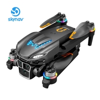 Drone A23 4K avec double caméra, GPS 5G, mini-hélicoptère quadricoptère jouet, évitement d'obstacles, drone RC pliable, mode sans tête, mini-drones