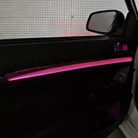 Kit de Iluminación Ambiental Dinámica para Automóvil, Lámpara LED de Ambiente Interior con 64 Colores de Cielo Estrellado para Mitsubishi Lancer EX 2009-2016