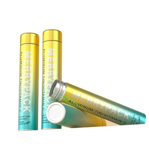 Supplement Manufacturer Aluminum Jar Super Vitamin C VC Effervescent Tablet Packaging <b>Container</b> - Product Image 1
