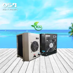 2.63kW R32 티타늄 열교환기를 가진 소형 공기 근원 220V 50Hz 수영풀 열 펌프 온수기 그리고 냉각기