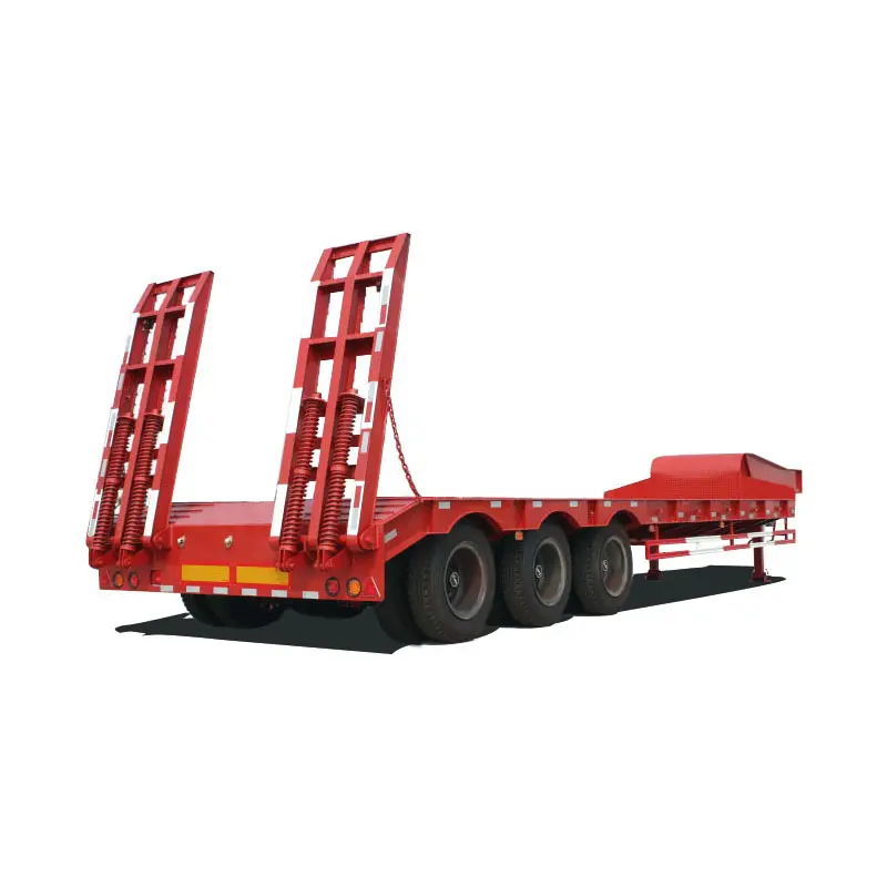 Yarı römork 3 akslar Lowbed Trailer