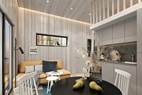 Petites maisons de vacances modernes, modulaires, préfabriquées, miniatures, bureaux mobiles, kits prêts à l'emploi, cabines, maisons, manoirs, maisons de luxe