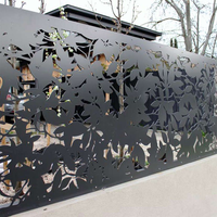 Panneaux de clôture décoratifs en aluminium découpés au laser, durables, pour jardin moderne, en métal, revêtement poudré, Australie