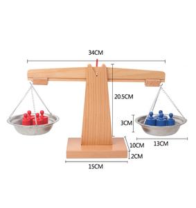 JET OEM Material Didáctico de Matemáticas Montessori, Juguetes Educativos, Juego de Balanza de Aritmética Montessori para Niños - Product Image 4
