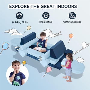 Giving Tree Modular <b>Kids</b> <b>Sofa</b> Building Blocks Soft Furniture For Children's Room Play And Learning 3 Years Above - Product Image 3