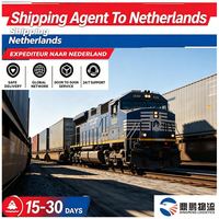 Transport de conteneurs logistiques ferroviaires vers l'aéroport de Schiphol à Amsterdam, Pays-Bas, avec support de changement d'étiquette