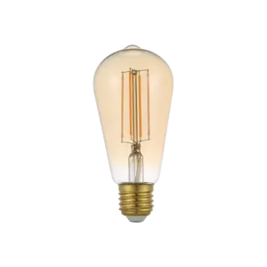 ST58アンティーク電球ライトフィラメントガラスシェルE27薄暗い省エネ家の装飾LEDエジソン電球