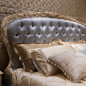 Bộ Đồ Nội Thất Phòng Ngủ Bằng Gỗ Hoàng Gia Sang Trọng Khung Giường Đôi Cỡ King Chạm Khắc Bằng Tay - Product Image 5