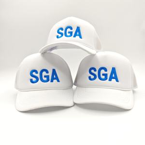 หมวกตาข่ายคุณภาพสูง ผ้าฝ้าย 100% ระบายอากาศได้ดี หมวกเบสบอลทรงทรัคเกอร์แบบโฟม - Product Image 4