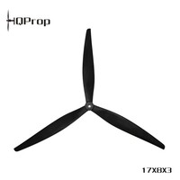 Hélice HQProp 17X8X31 Positive 1 Negative 17 pouces, grande hélice pour Crosser FPV, en fibre de verre et nylon, trois pales