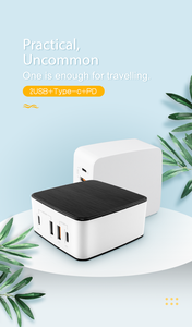 65W gan sạc PD sạc nhanh <span class=keywords><strong>Power</strong></span> Adapter gan phí 65W USB C sạc <span class=keywords><strong>CE</strong></span> SAA <span class=keywords><strong>ROHS</strong></span> chứng nhận đa chức năng bộ sạc - Product Image 5