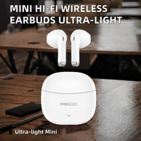 Mini écouteurs sans fil TWS, écouteurs semi intra-auriculaires, type C 5.3, charge pour iPhone Android