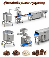 Nouvelle machine de tempérage et de dépose de chocolat Mayboom, ligne de production de chocolat pour biscuits aux cacahuètes et aux noix