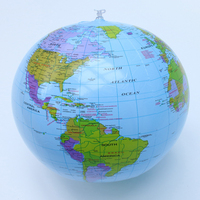 Globe gonflable de carte du monde, vente chaude