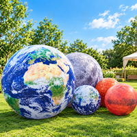Grande sphère gonflable planétaire, planètes Terre, Lune, Mars imprimées en 3D pour fêtes à thème, spectacles, centres commerciaux et décorations de fêtes