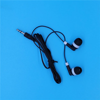 Headphone Earbuds Murah Grosir Laris Manis, Kabel 3.5mm Jack In-Ear Stereo Sekali Pakai untuk Bus, Kereta, Sekolah