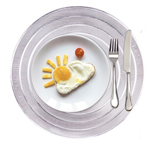 Tabletex Hot Sale PVC Placemats Set of 6 Washable Placemats Hollow <strong>Round</strong> <strong>Table</strong> <strong>Mats</strong> for Dining <strong>Table</strong> Silver Gold for Christmas - Product Image 2