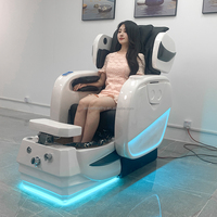 Luxe beauté ongles salon meubles sans canalisation Jet Whirlpool pompe de décharge pied Spa Massage manucure pédicure chaise