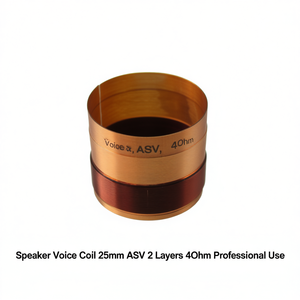 วอยซ์คอยล์ลำโพง 25 มม. ASV 2 ชั้น 4 โอห์ม สำหรับมืออาชีพ - Product Image 2