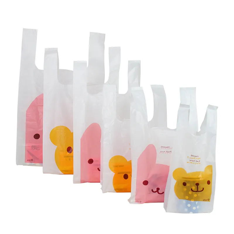 10 micron take away disposable popsicle hanger packing flat mouth recycled opp plastic bag