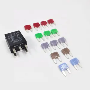 For BRP seadoo jetski fuse box, fuse, power relay red: 10Ah green: 30Ah purple: 3Ah brown: 5Ah blue: 15Ah