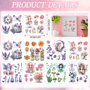 Autocollants de transfert à frotter personnalisés en gros, impression UV, écologiques et imperméables pour la maison, le bureau, le bricolage et la décoration - Product Image 4