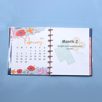 Carnet de notes journal à couverture rigide personnalisé avec impression de papier uni en spirale Carnet de notes journal personnalisé avec impression