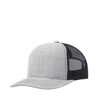 Topi Trucker 6 Panel Berbahan Katun 100% Motif Garis Terlaris dengan Logo Bordir, Bernapas, Cocok untuk Pantai dan Aktivitas Luar Ruangan
