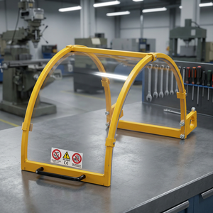 Écran de protection FERVI T400 pour tour, structure en acier avec écran Lexan, dimensions 400x200mm pour opérations de tournage - Product Image 3