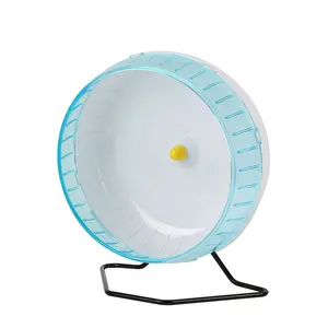 Interactive PP Hamster Sound Proof Running Wheel With Holder Small animal Hamster marmot groundhog running wheel