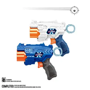 거품 총알 장난감 슈팅 팀 게임 어린이를위한 소프트 총알 전기 장난감 총
