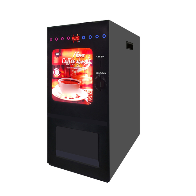 Professional Fully Automatic Coffee Vending Machine Smart Coin Operated Commercial Automatic Coffee Machine for Outdoor
