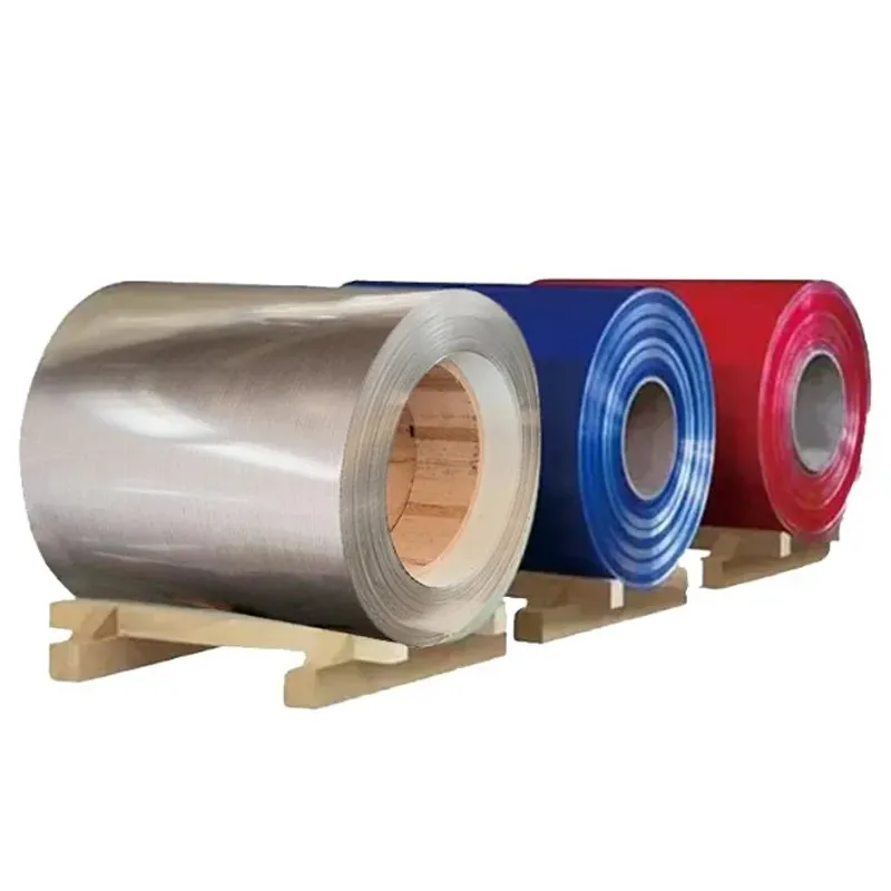 laminated pe color coating aluminum steel coil roofing sheet roll