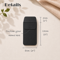 Pochette en cuir PU personnalisée avec logo, étui à bijoux, étui à stylos, étui pour écouteurs, pochette de rangement, pochette en cuir PU, porte-monnaie en cuir
