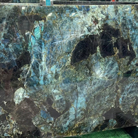 Table à manger en marbre Labradorite bleue Carreaux de table en marbre de haute qualité Dalle de marbre