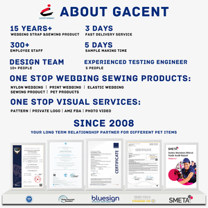 Gacent <span class=keywords><strong>Webbing</strong></span> nhà máy tùy chỉnh 10mm 30mm 50mm dệt kim Polyester Nệm cạnh ràng buộc Băng - Product Image 4