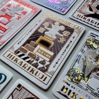 Cartes de jeu anime personnalisées en usine, de haute qualité, avec estampage à chaud doré, faible MOQ pris en charge