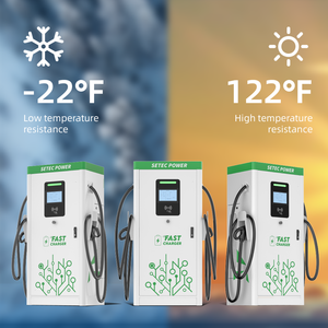 Estaciones de Carga Rápida para Vehículos Eléctricos de 60kW Nivel 3 con Certificación OEM, CCS1/CHAdeMO, Montaje en Suelo - Product Image 2