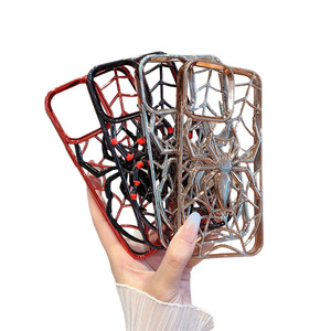 Materiale in TPU morbido ragno di raffreddamento cavo per <span class=keywords><strong>Cover</strong></span> <span class=keywords><strong>iPhone</strong></span> 16-13 Pro Max accessorio Mobile Anti-Shock sfuso con piastra elettrica - Product Image 5