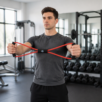 Bande de résistance en latex en forme de 8, bande d'entraînement de résistance, corde, tube, entraînement de fitness, sangles d'exercice